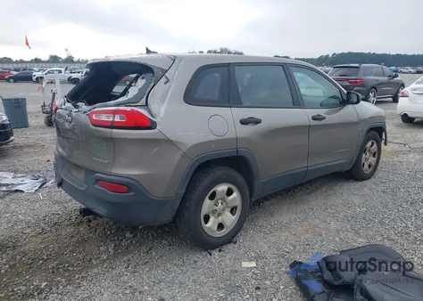 2017 Jeep Cherokee Sport 4X4 from USA, damaged, VIN 1C4PJMAB6HW555742
